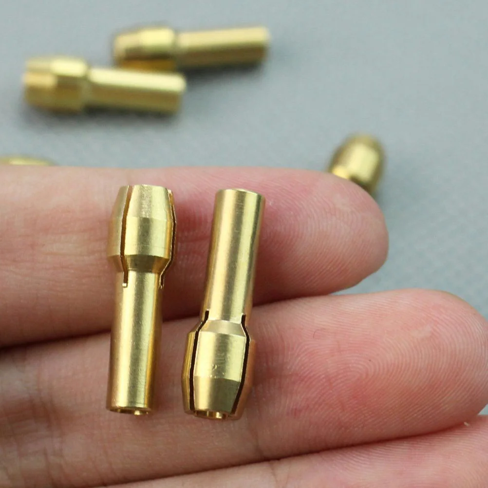

8pcs Rotary Tool Collet Practical Useful Portable Brass Collet Set Rotary Tool brass Collet for Home Indoor Inside