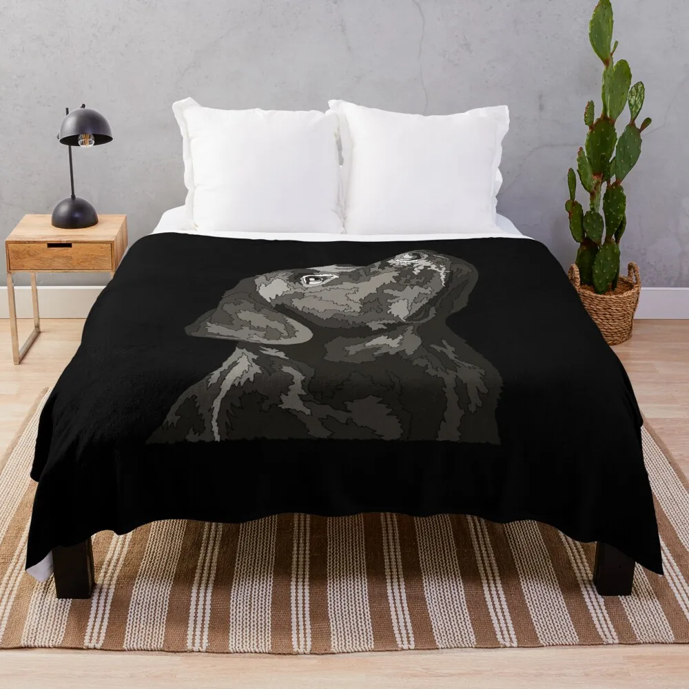 Черное одеяло с лабрадором мягкие роскошные одеяла для кровати