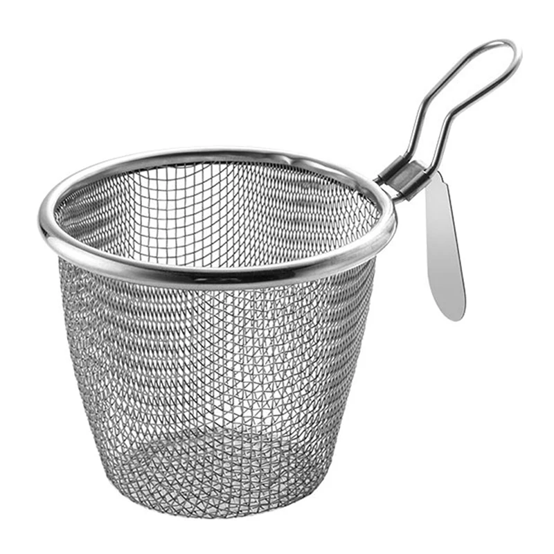 

1 Pc 304 Stainless Steel Boiling Noodles Spicy Hot Pot Hot Pot Filter Basket Multifunctional Household Mesh Filter Tool
