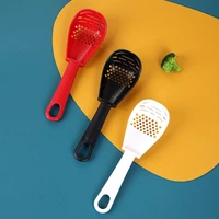 multifunctional cooking spoon silicone spatula spoon heat resistant skimmer scoop colander strainer grater masher hanging hole