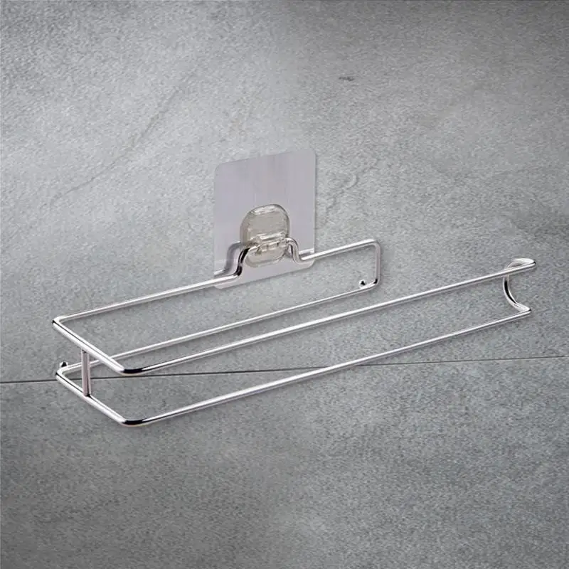 

Storage Racks Bathroom Racks Paper Towel Rack Paper Holder Stainless Steel Punch-free Toilet Roll Paper Rack Self-adhesive