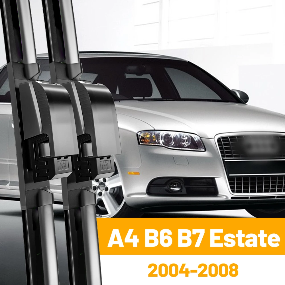 

Передние щетки стеклоочистителя для Audi A4 B6 B7 Estate Avant 2004 2005 2006 2007 2008, лобовое стекло 22 "+ 22" аксессуары