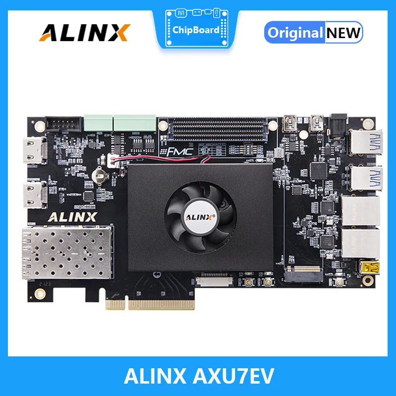 

ALINX AXU7EV: Xilinx Zynq UltraScale+ MPSoC XCZU7EV AI Calculation 4K HDMI Input Output PCIe3.0 H.265 Automotive ADAS Vitis-AI