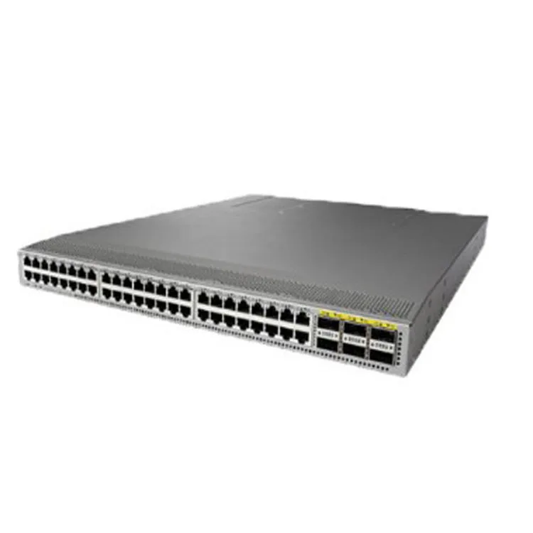 

N9K-C93108TC-FX3P 48x 100M/1/2.5/5/10GT, 6x 100G Network Switch
