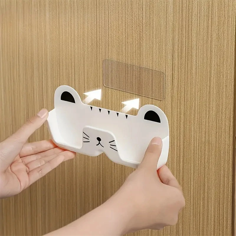 Самоклеящаяся настенная пластиковая подставка для хранения очков