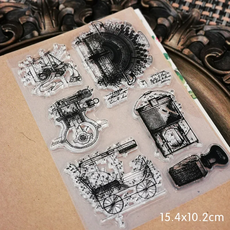 

New Arrival Retro Transparent Stamp for DIY Clear Rubber Stamp Sheet Cling Scrapbooking Photo Album Paper card Craft Decoration