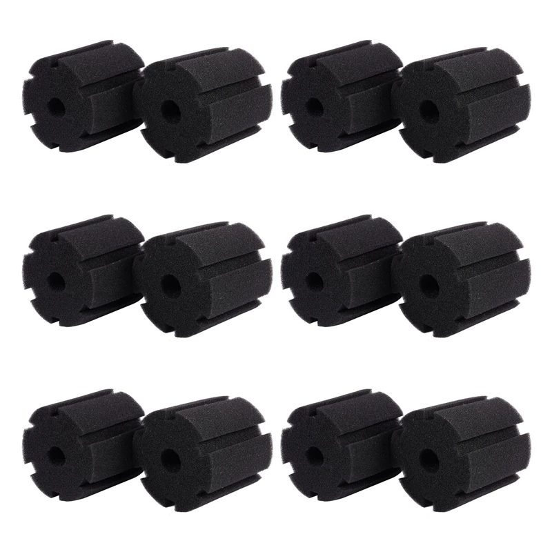 

12X Replacement Sponge Filter For XY-380 Black