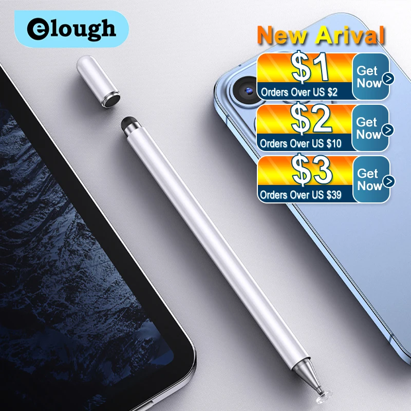 

Elough сенсорный стилус, ручка для планшета для Android IOS Lenovo Xiaomi Samsung, ручка для планшета, ручка для рисования с сенсорным экраном для iPad iPhone