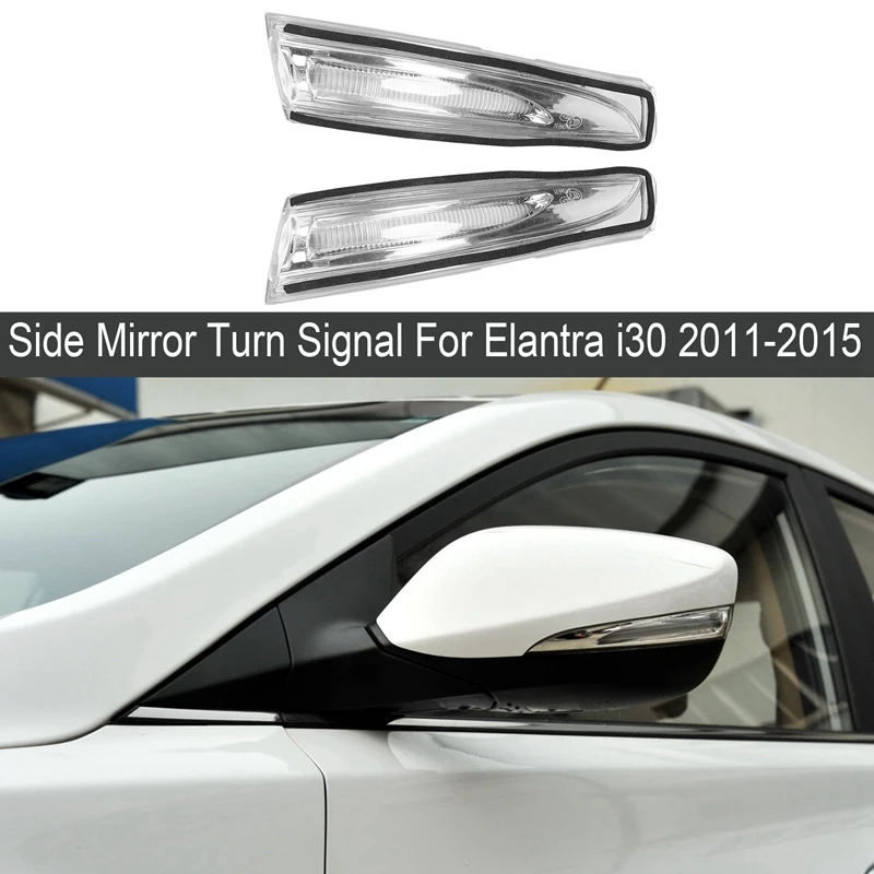 Luz indicadora de giro para espejo retrovisor, para Hyundai Elantra I30 2011-2015, 876143X000 876243X000