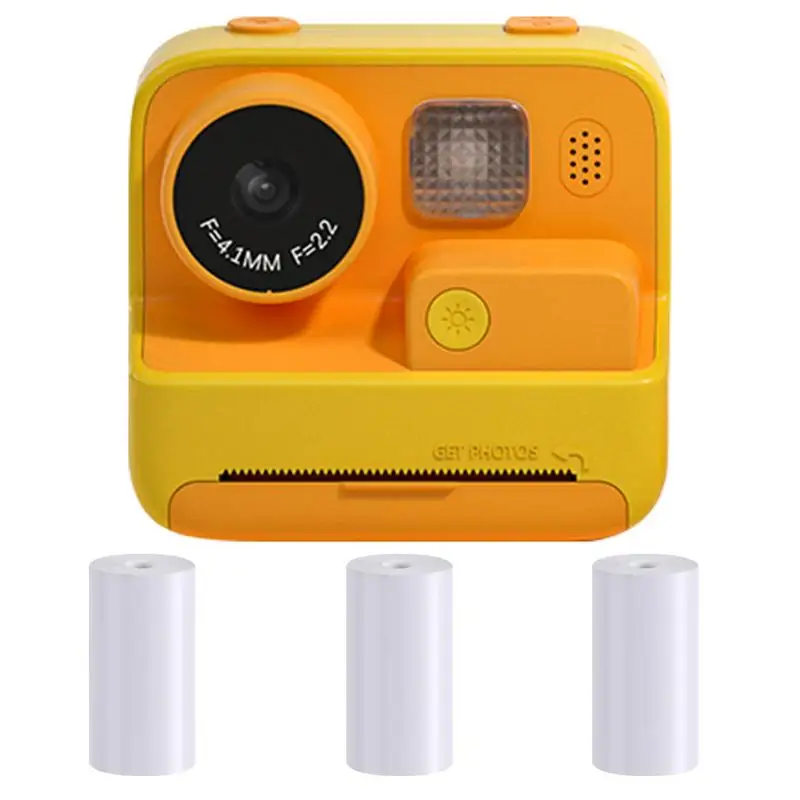 

Digital Camera With Printing 1080P Rechargeable Kids Camera With 2.0-inch IPS Screen 12MP Original Photo Shooting 1080P Video