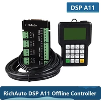 richauto dsp a11 cnc controller a11s a11e a11c 3 axis motion controller remote for cnc engraving cutting english version
