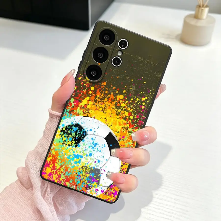 Фото Чехол для Samsung Galaxy S26 Ultra S25+ S23 S20 S24 S25 Plus S10 S9 S21 FE S26+ Note 20 8 9 10 S24+ с дизайном «Красочные брызги краски» №2