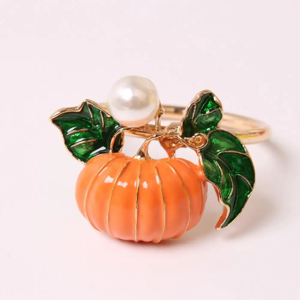 

2 шт., декоративные кольца для салфеток, в виде тыквы