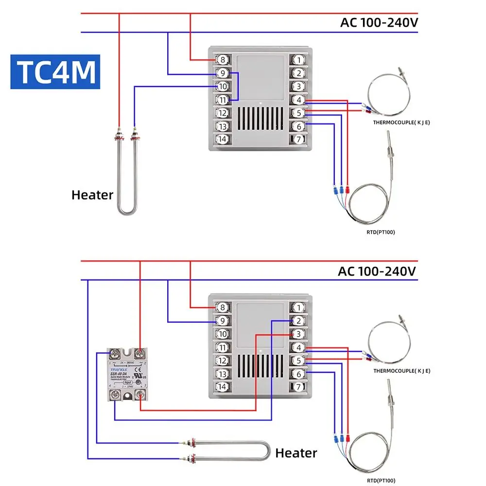 Высокоточное реле TC4S TC4H TC4L TC4M с выходом SSR цифровое зеркальное двойной регулятор