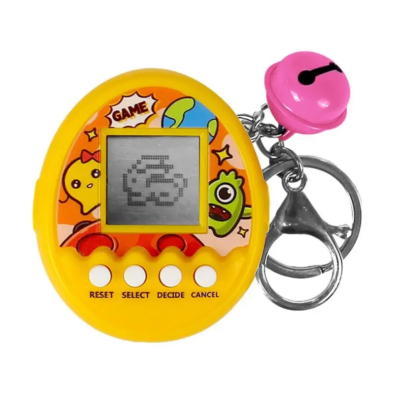 

Portable Mini Classic Games Child Pocket Game Consoles Electronic Pets Games Machine Brick Gaming Adults Kids Keychain Toys