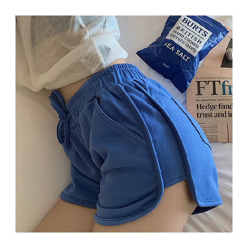 2022 летние дешевые брюки Pantalones Cortos Blank однотонные для тренажерного зала