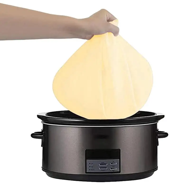 Slow Cooker Silicone Liner Slow Cooker Insert 6-8 Quarts Fre