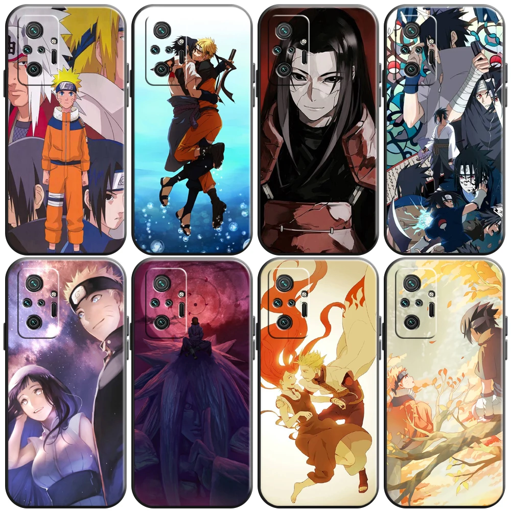 

Japan NARUTO Anime Phone Case For Xiaomi Redmi Note 9 9i 9AT 9T 9A 9C 9S 9T 10 10S Pro 5G Soft Silicone Cover Coque Funda