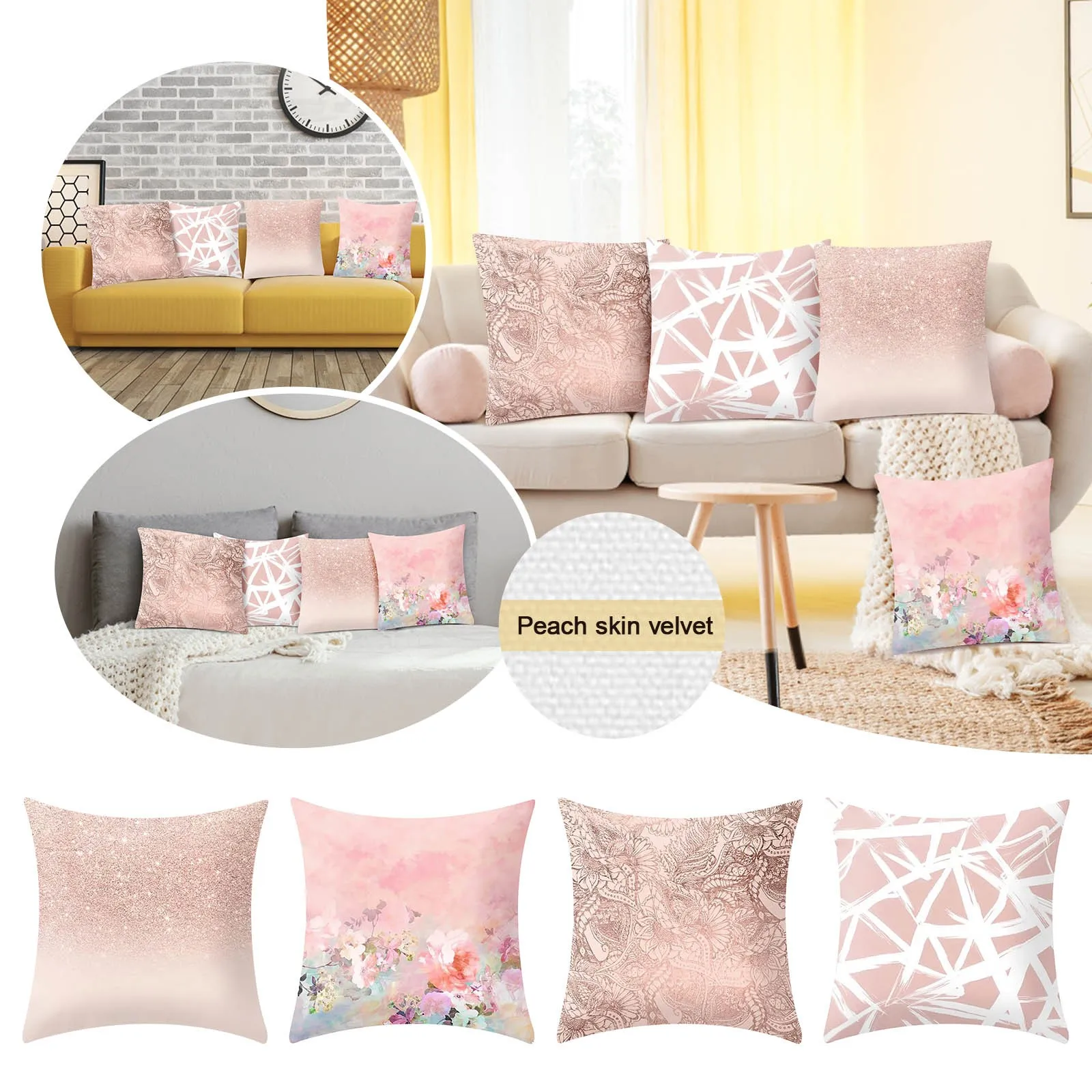 

Наволочка современная, декоративная льняная квадратная, в богемном стиле, для дивана, кровати, автомобиля