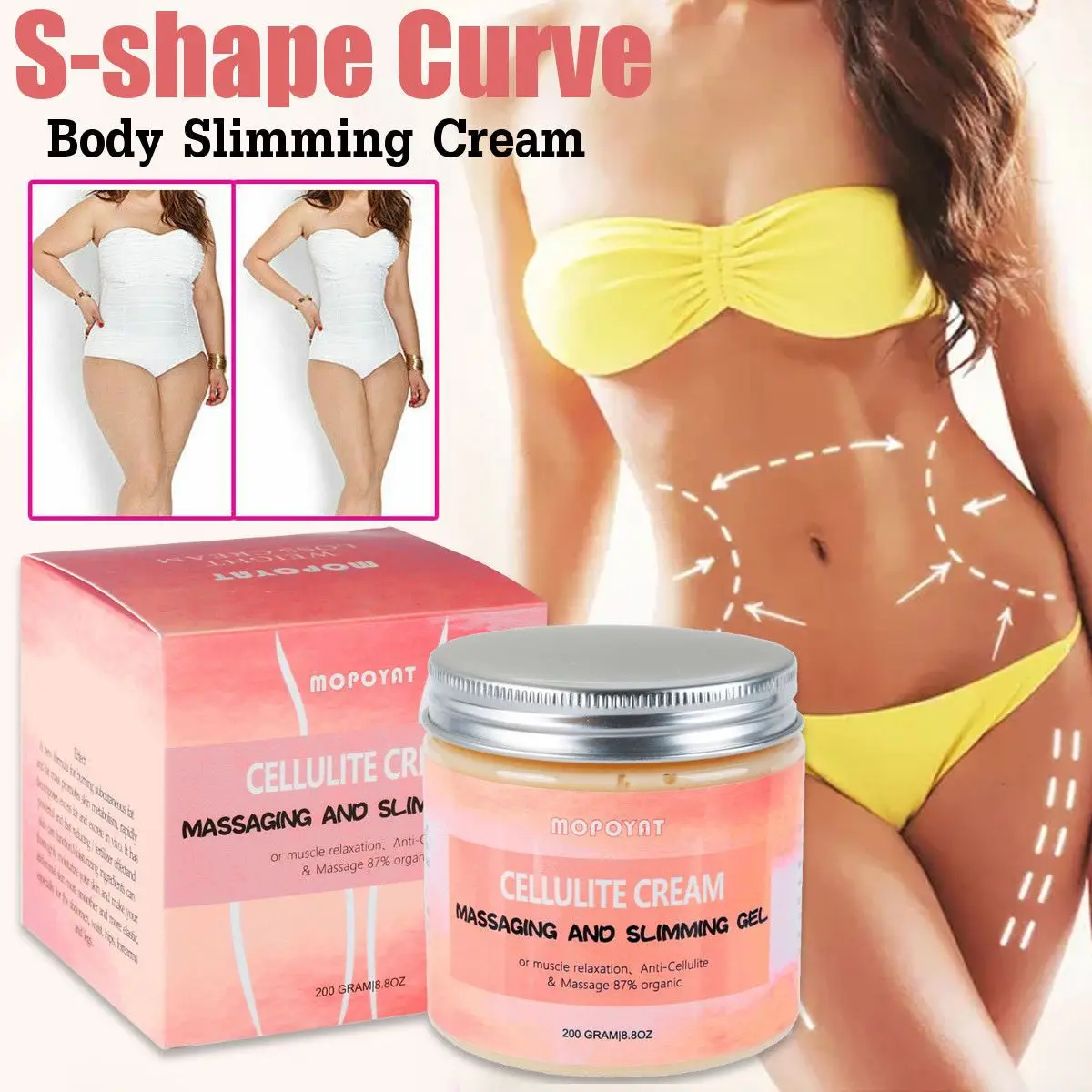 

Fat Body Heat Massage Cream cellulite cream private label body shaper fat burning cream slimming cream