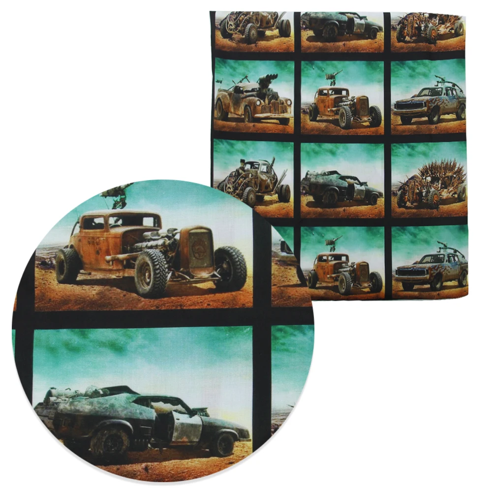 Автомобильные транспортные средства 50*145 см Полиэстер хлопчатобумажная ткань