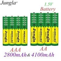 2022 new 1 5v aa 4100mah alkaline battery aaa 2800mah alkaline rechargeable battery aa aaa for led light toy mp3