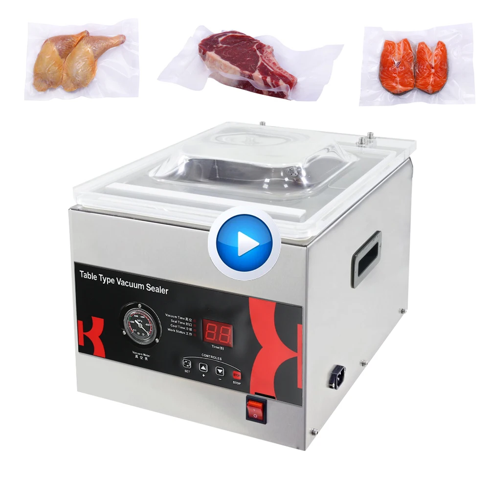 

Bespacker DZ-260C industrial table top household commercial vacuum chamber sealer vaccum sealing machine