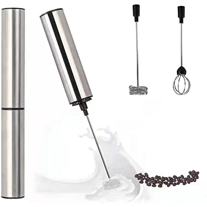 

Milk Frother Handheld, USB Rechargeable Handheld Foam Maker Mini Electric Whisk For Coffee Latte Egg Frother