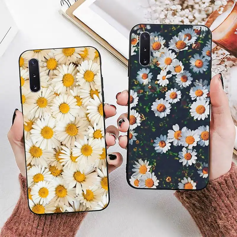

Daisy Flowers Plants Phone Case for Samsung Note 5 7 8 9 10 20 pro plus lite ultra A21 12 72