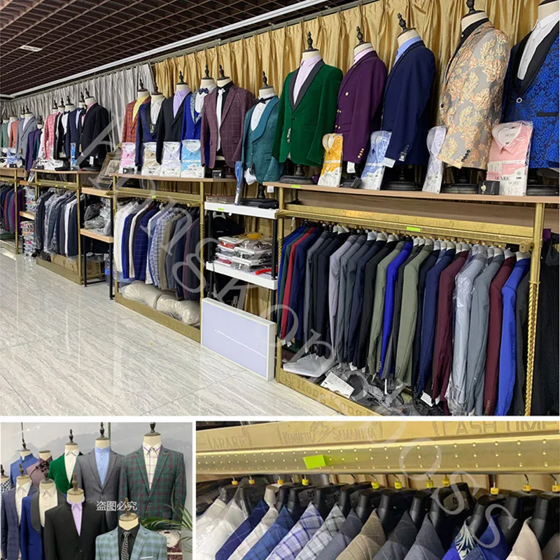 Комплект из трех предметов Блейзер жилет брюки/модные мужские повседневные