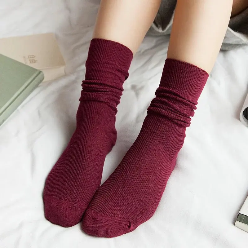 

stockings in autumn and winter stockings socks pure colors socks retro socks