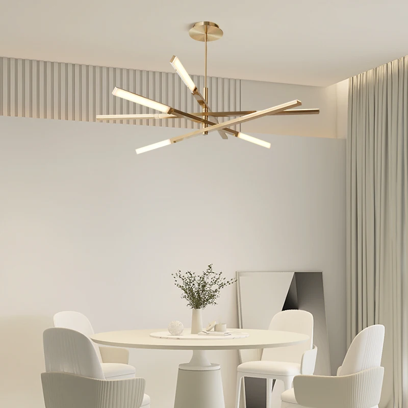 

Post modern minimalist living room chandelier designer light luxury creative restaurant dining table bar decorative lamp persona