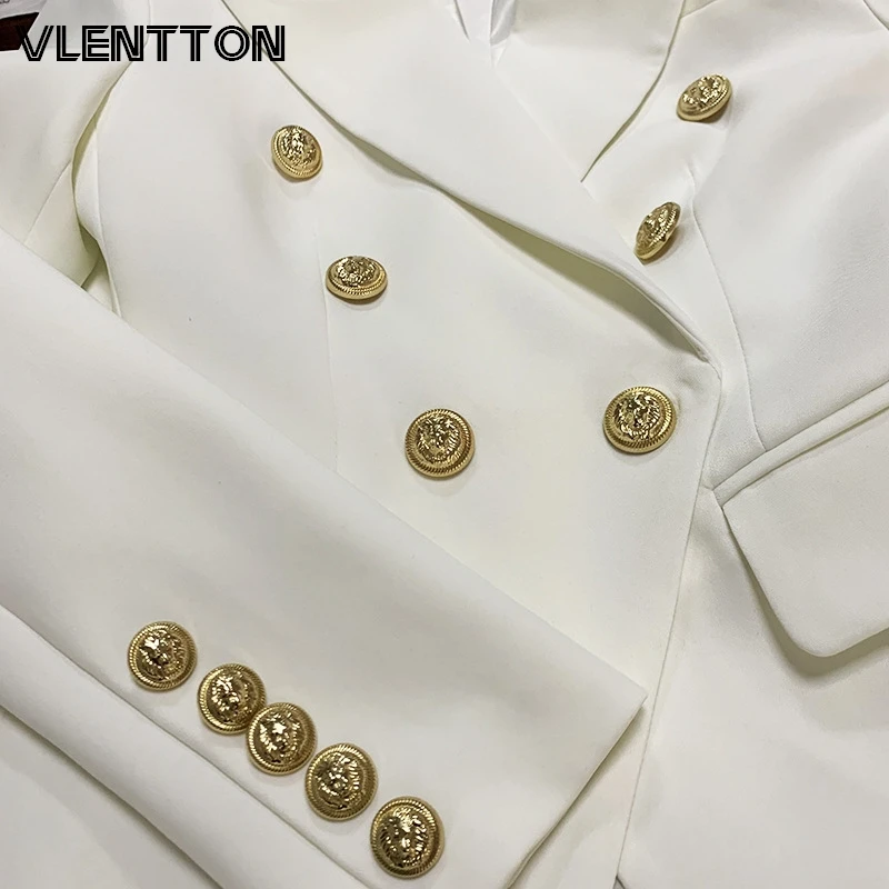 Модный женский пиджак 2024 новые двубортные офисные женские костюмы топы