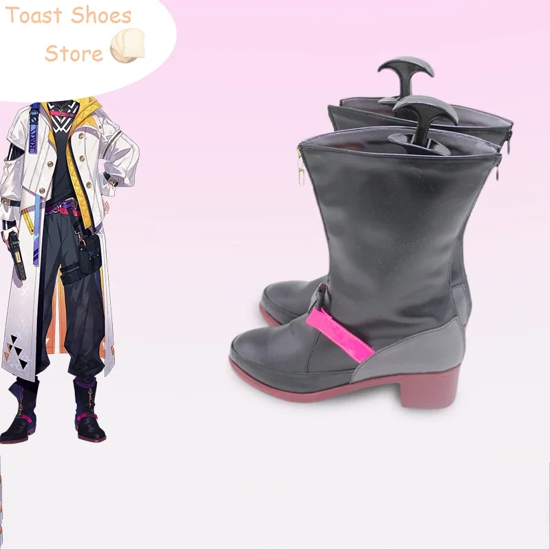 Fura Kanato Обувь для косплея Горячие ботинки Vtuber из искусственной кожи Хэллоуин