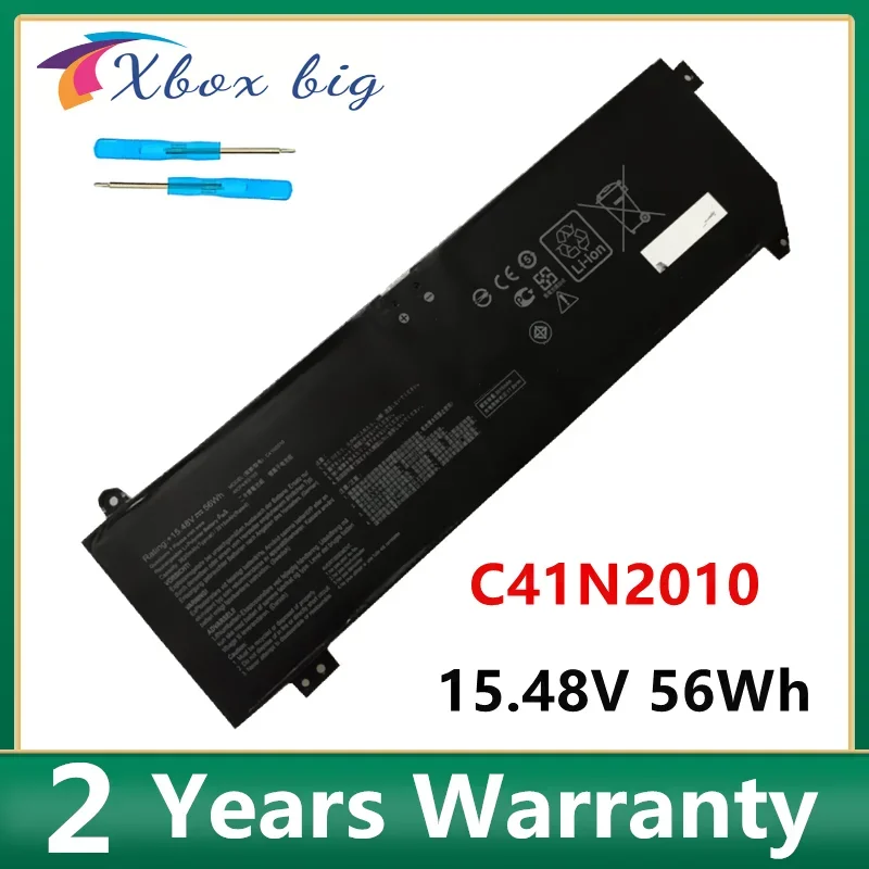

C41N2010 Battery for Asus G713QE-HX023 G713QE-HX031 ROG Strix G15 G513IH-HN002T G513IH-HN006 G17 15.48V 3620mAh 56Wh