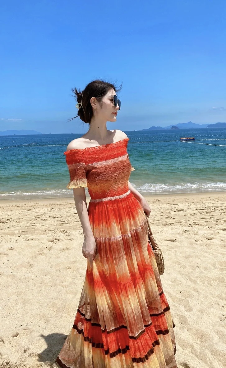 

Женское Сетчатое длинное платье, новинка весны-лета 2023, 0801