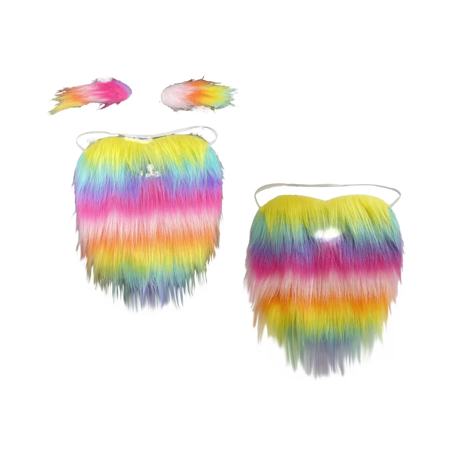 

Colorful Mustaches Lightweight Costume Beard for Decoration Party Supplies