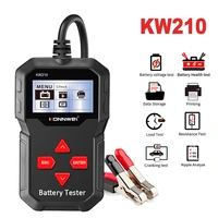 konnwei kw210 automotive smart 12v car battery tester auto battery analyzer 100 to 2000cca cranking car battery tester checking