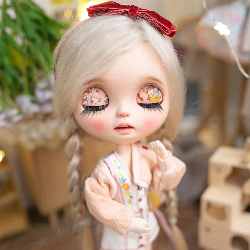 

Парик шарнирной куклы для кукол блайз, аксессуары для кукол, игрушка-бралетка для кукол, мохеровая Модная Кукла для девочек, длинная прическа