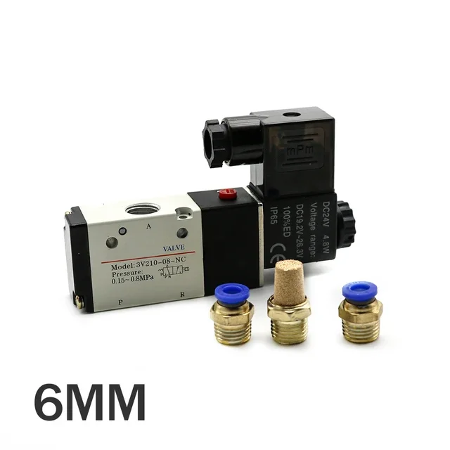 

Пневматический электромагнитный клапан 3V210-08, 12 В постоянного тока, 24 В переменного тока, 110 В переменного тока, 220 В, 3-позиционный, двунаправленный, с регулировкой направления воздуха, газовый магнитный клапан