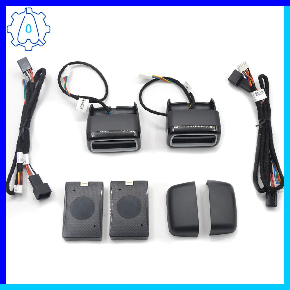 

Для Audi 2017-2024 A4 A5 B9 Q5 FY 2019-24 A6 C8 A7 Q7 Q8, окружающий свет с несколькими пряжками ремня безопасности, автомобильные аксессуары