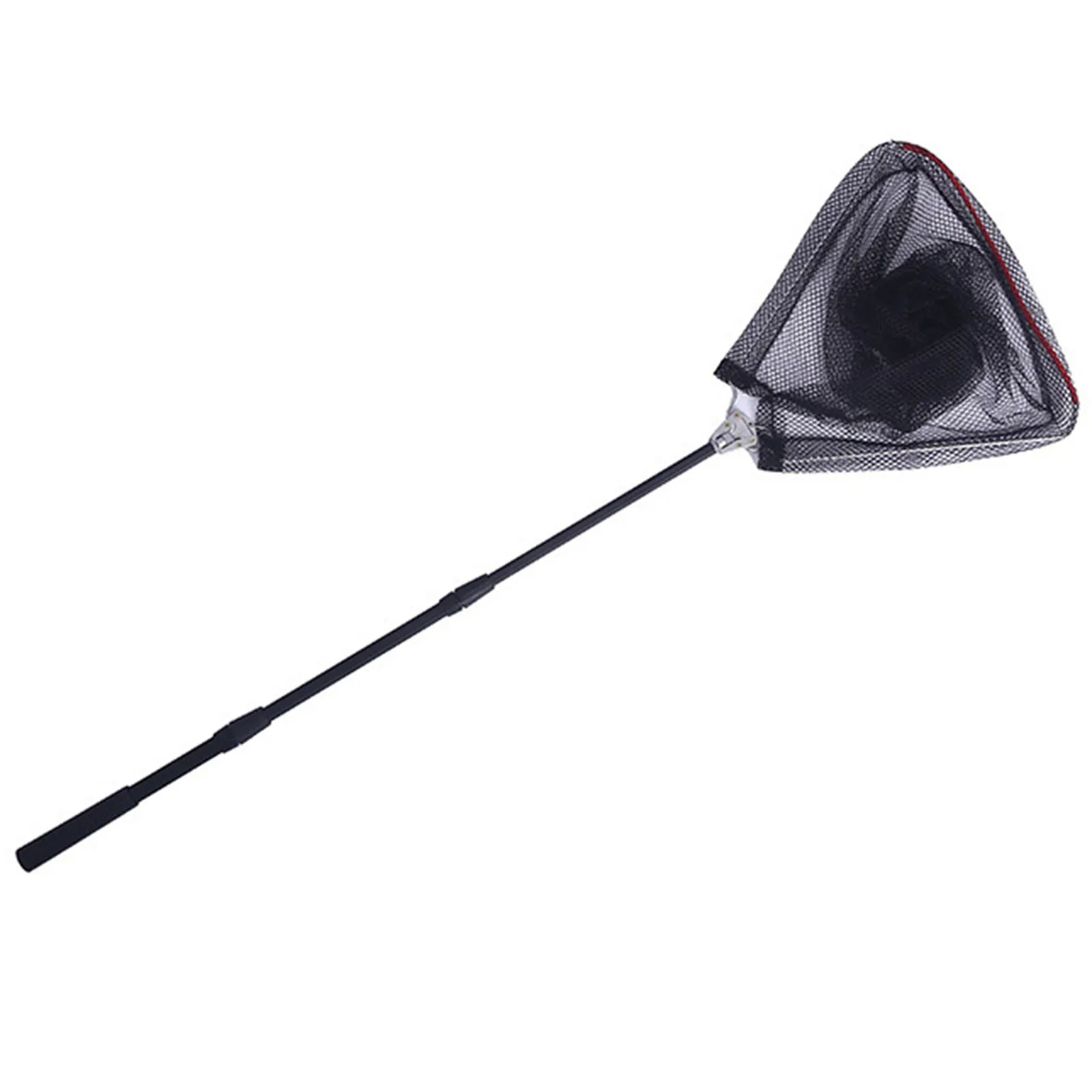 

1pc Fishing Nets With Folding Telescoping Technology Aluminum Alloy Triangular Mesh Netting Fishing Accessories Tackle Pesca