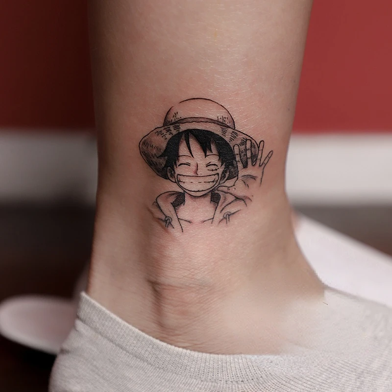 

Say Hi Anime Temporary Tattoo Realistic Durable Waterproof Tatoo Body Art Arm Fake Tatto Sticker for Women Man