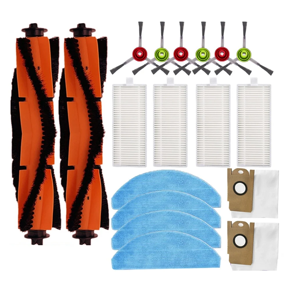 

Фильтр НЕРА G2 для инерционной навигации, тканевый пылесборник с основной боковой щеткой для робота-пылесоса