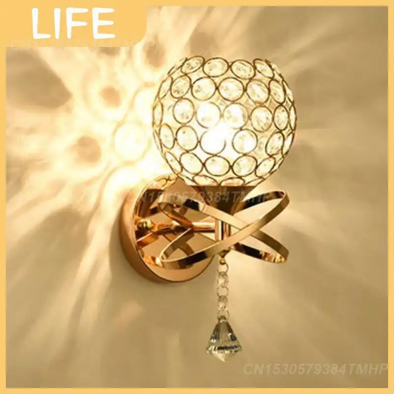 

Современная настенная лампа E27, хрустальные светильники, энергосберегающая настенная лампа, настенное креативное освещение 220 В