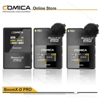 comica boomx d pro 2 4g wireless microphone for phone dslr camera pc youtube streaming smartphone wireless lapel android mic