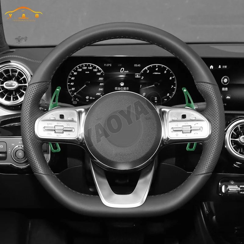 Фото Лопатка переключения передач для Mercedes Benz W205 W213 W176 W222 CLS GLA GLC GLE, автомобильный руль, рычаг переключения передач №5