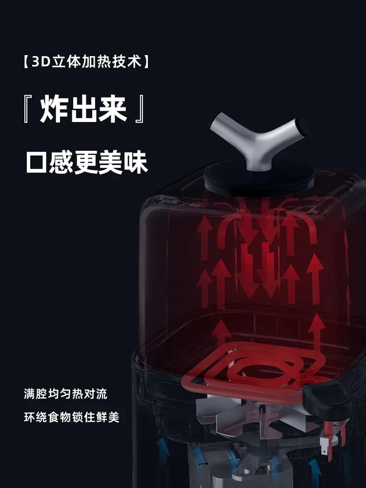 Фритюрница 220 В для домашнего использования: безмасляная электрическая кружка с