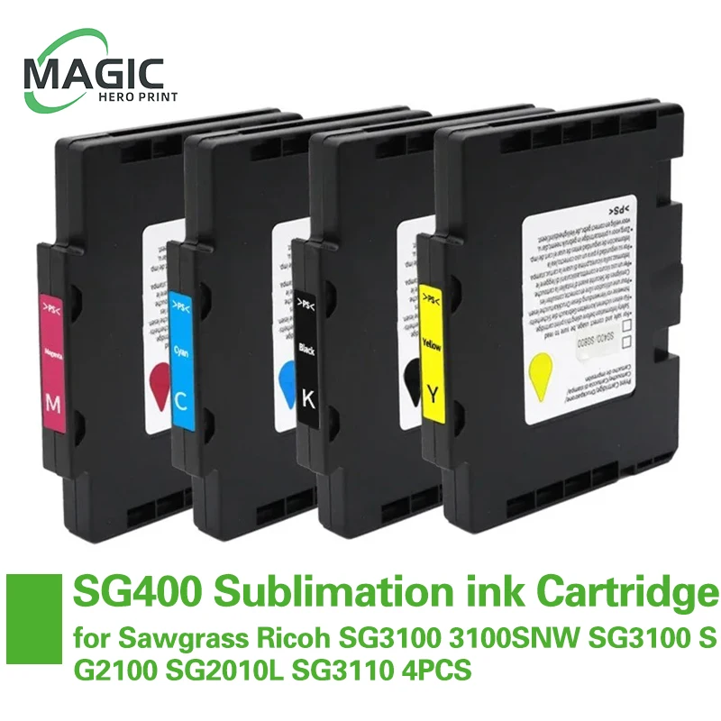 Magic Hero SG400 SG800 картриджи для сублимационных чернил теплопередача Sawgrass Ricoh SG3100 3100SNW