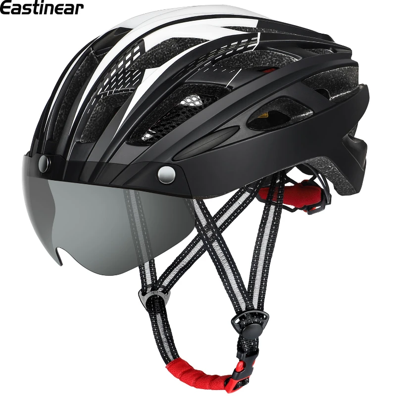 

Eastinear высококачественный велосипедный шлем для взрослых мужчин и женщин, шлем для горного велосипеда, спортивное уличное снаряжение с очками